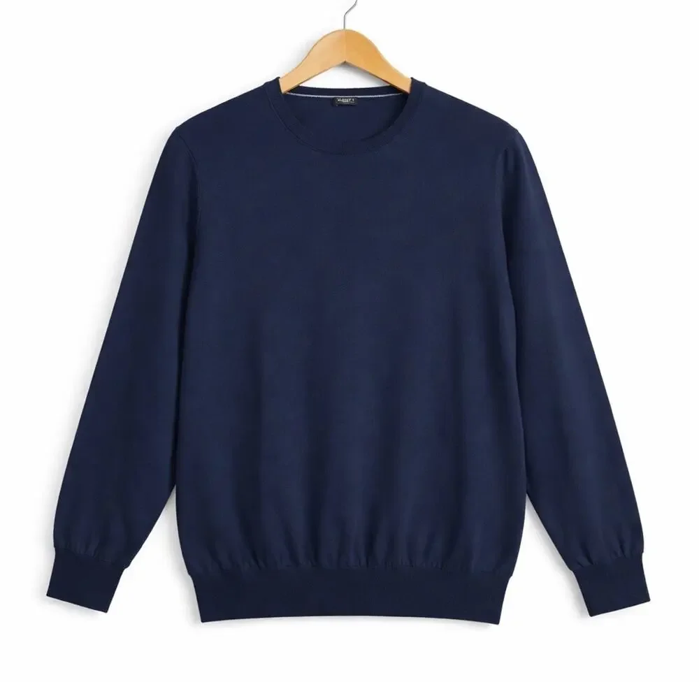 Faherty Sweater Mens XXL Navy Blue Reserve Crewneck Cotton Blend Pullover